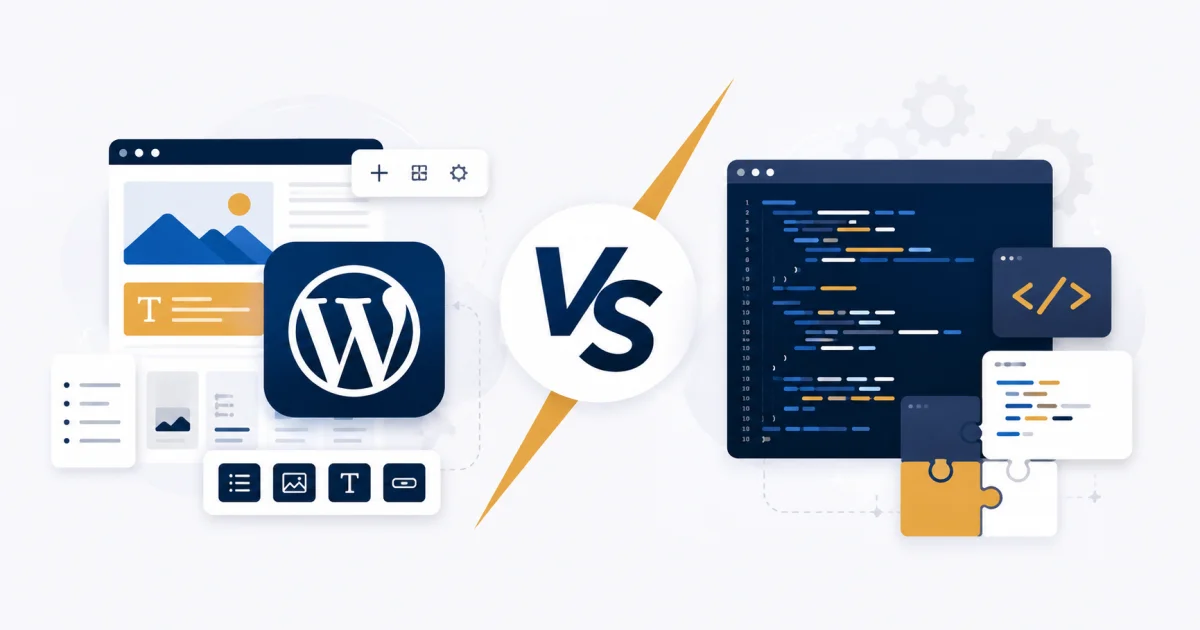 Site WordPress ou développement sur-mesure : comment bien choisir ?